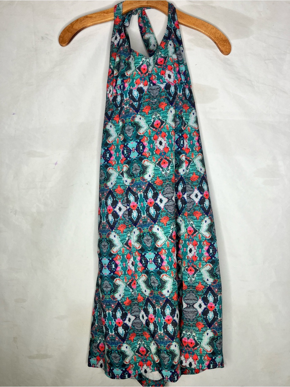 Athleta Pack Everywhere halter dress psychedelic S